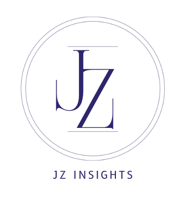 A logo of the jz insights company.